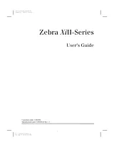 Zebra Technologies XiII-Series 사용자 설명서
