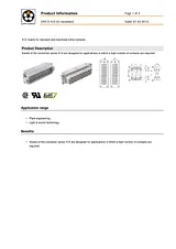 Lappkabel EPIC® H-D 64 BCM Socket insert 11273000 Data Sheet