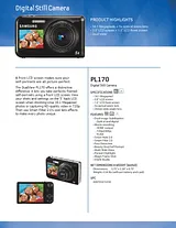 Samsung PL170 EC-PL170ZBPBUS Leaflet