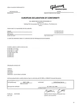 Philips D1202WA/23 제품 표준 적합성 자체 선언