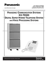 Panasonic KX-TD500 Manual Do Utilizador