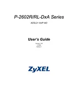 ZyXEL Communications P-2602RL-DxA Series Справочник Пользователя