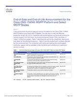 Cisco Cisco ONS 15454 SONET Multiservice Provisioning Platform (MSPP) Guia De Informação