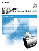 Canon LBP-1110SE 사용자 설명서