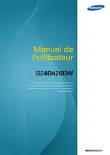 Samsung S24B420BW Manuel D’Utilisation
