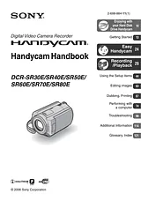 Sony DCR-SR80E Справочник Пользователя