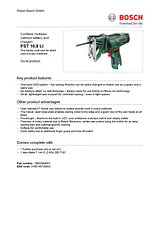 Bosch PST 10,8 LI 06033B4001 User Manual