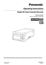 Panasonic AJ-HD1400P Benutzerhandbuch