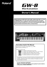 Roland GW-8 Guía Del Usuario
