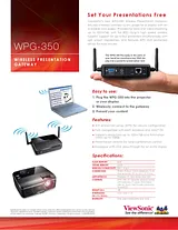 Viewsonic WPG-350 Folheto