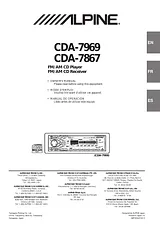 Alpine CDA-7867 Manuale Utente