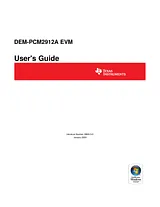 Texas Instruments DEM-PCM2912A EVM Datenbogen