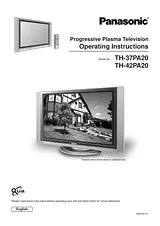 Panasonic th-42pa20e Benutzerhandbuch