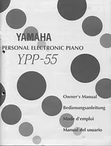 Yamaha YPP-55 Guia Do Utilizador