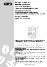 DeLonghi EC155 Manual De Usuario