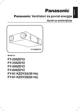 Panasonic FY800ZDY2 Installation Guide