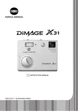 MINOLTA Dimage X31 Betriebsanweisung
