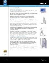 Sony VGC-LV140J Guia De Especificação