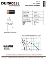 Duracell MN1400 Manuale Utente