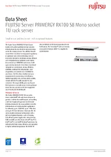 Fujitsu RX100 S8 VFY:R1008SC020IN Fiche De Données