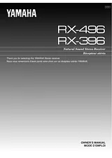 Yamaha RX-396 Manual De Usuario