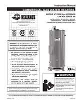 Reliance Water Heaters N85390NE ユーザーズマニュアル