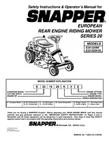 Snapper E281320BE Manuel D’Utilisation