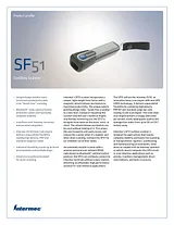 Intermec SF51 SF51C02100 Dépliant