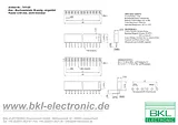 Bkl Electronic 10120829 Grid pitch: 2.54 mm Number of pins: 1 x 36 10120829 Fiche De Données
