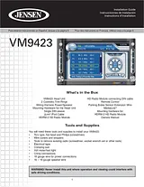 Audiovox vm9423 安装指导