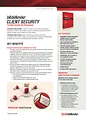 SOFTWIN Client Security, 250-499u, 3Y, DEU CL1280300E Leaflet