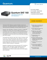 Quantum DAT 160 CD160NE-SST Folheto