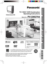 Panasonic PV-DM2794 Operating Guide