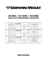 Cerwin-Vega CV-1800 User Guide