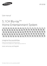 Samsung 1000 W 5.1Ch Blu-ray Home Entertainment System  J5150 Benutzerhandbuch