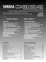 Yamaha CDX-490 Manual Do Utilizador