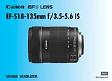 Canon EF-M 18-55 mm f/ 3.5-5.6 IS STM Lens Manuel D'Instructions