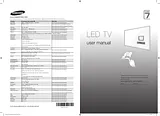 Samsung 60" Full HD Flat Smart TV H7005 Quick Setup Guide