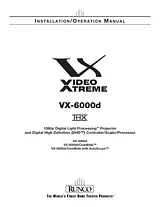 Runco VX-6000D Manual Do Utilizador