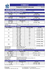 Ht Instruments COMBI G2VDE-tester 1009990 Техническая Спецификация