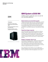 IBM Express x3500 M4 7383K5G Fiche De Données