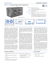 Meyer Sound 600-HP Merkblatt