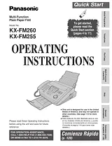 Panasonic KX-FM255 Manual Do Utilizador