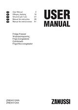 Zanussi ZRB34312XA Manual Do Utilizador