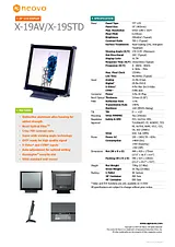 AG Neovo 19” LCD Display X19AV Prospecto