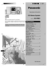 Panasonic SC-PM21 User Manual