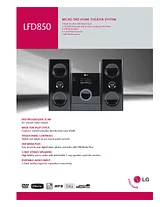 LG LFD850 Fascicule