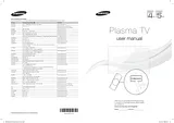 Samsung PS43F4500AW Leaflet