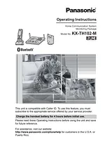 Panasonic KX-TH102-M Benutzerhandbuch