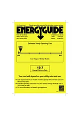 LG LW6012ER Energy Guide
